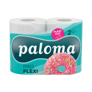 Paloma Kuechenrolle MULTI FUN mehr drauf, 2 lagig, weiss, 22m per Rolle a 200 Blatt, extra absorbierende starke Qualitaet, 100prozent Zellstoff